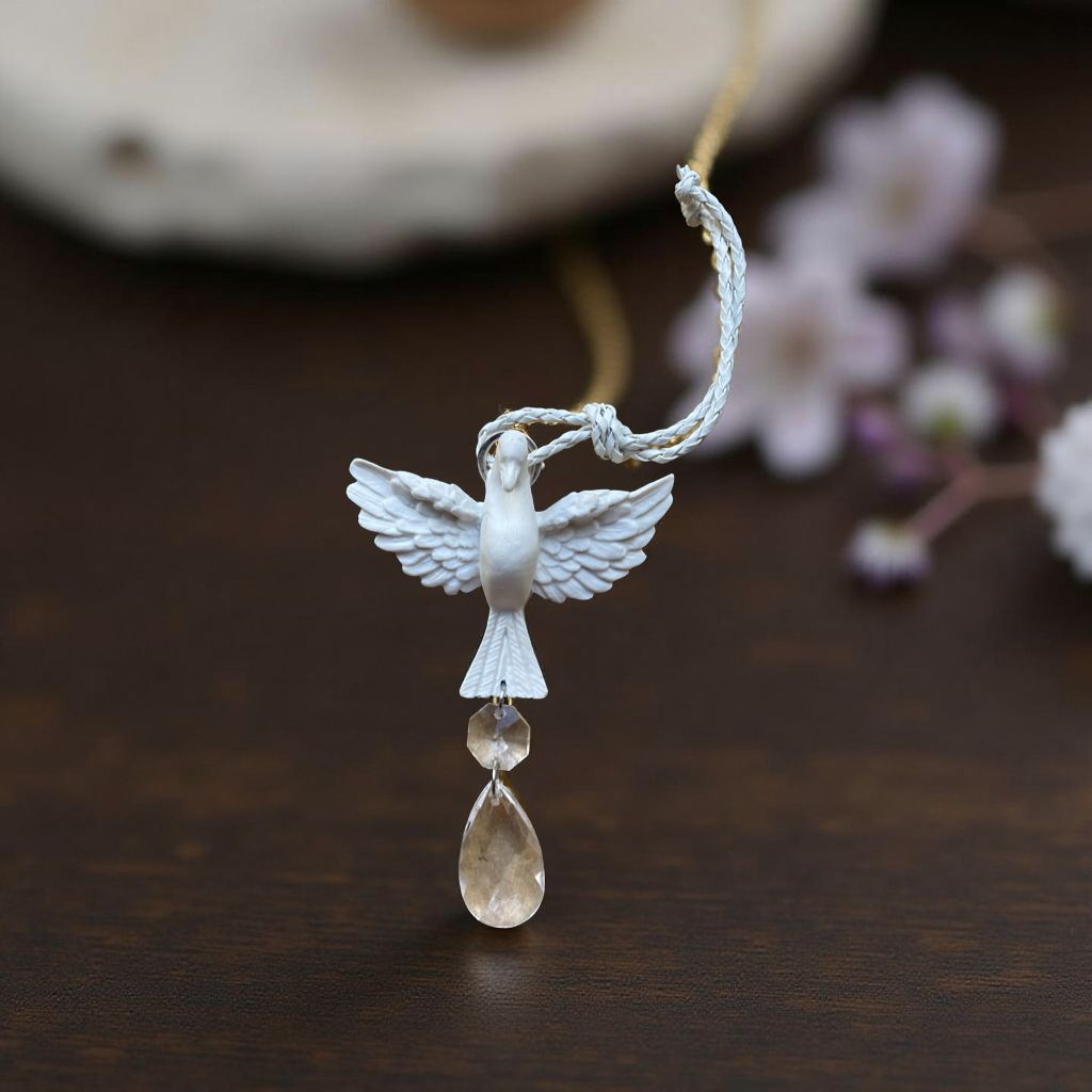 Pingente Divino c Cristal