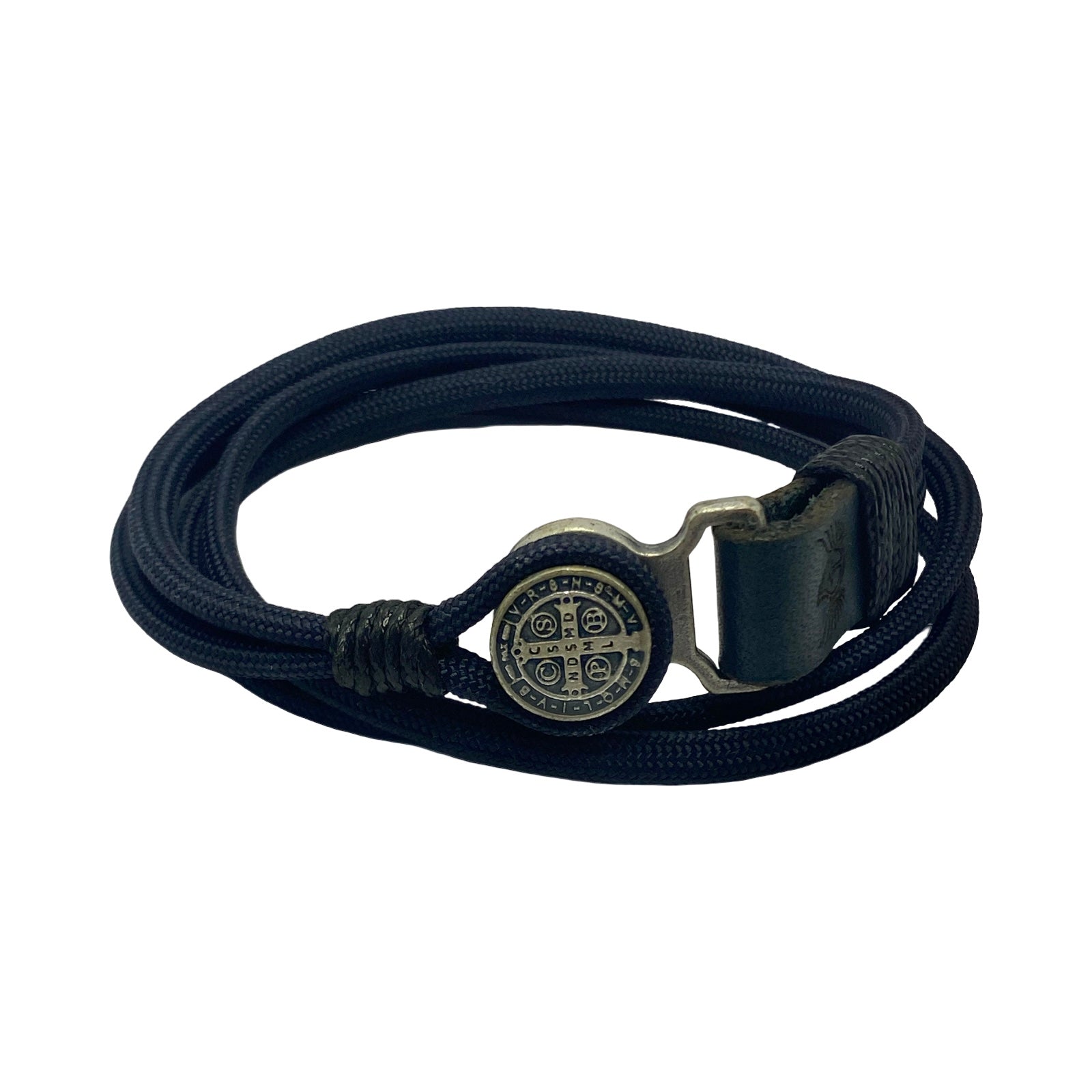 Pulseira São Bento Paracord Azul Marinho M