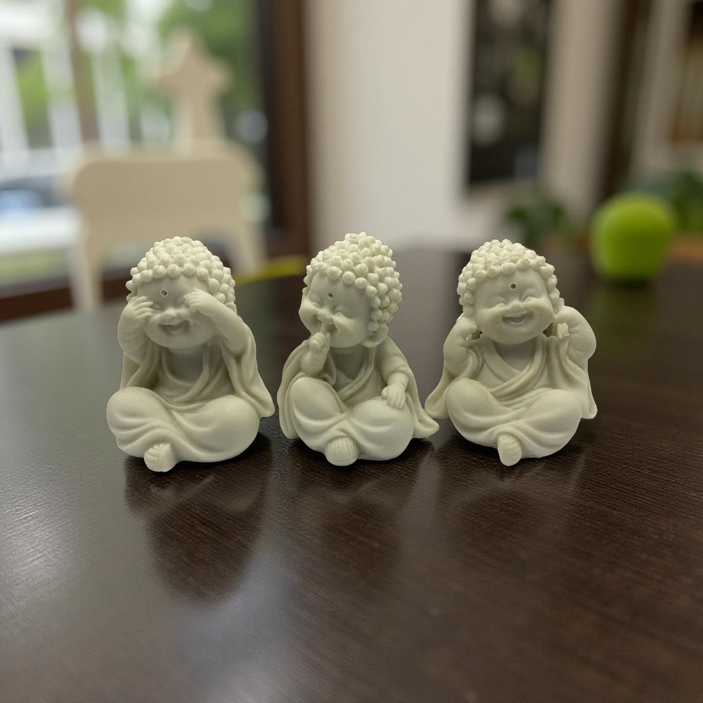 Trio Buda "não vejo, não ouço e não falo"