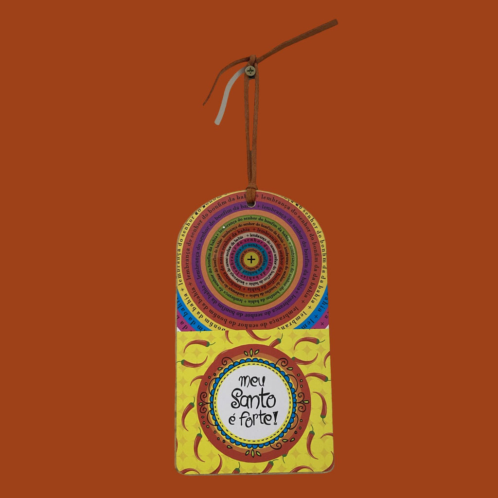 Pingente Meu Santo é forte