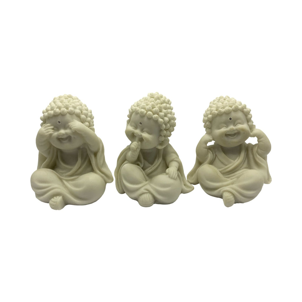 Trio Buda "não vejo, não ouço e não falo"