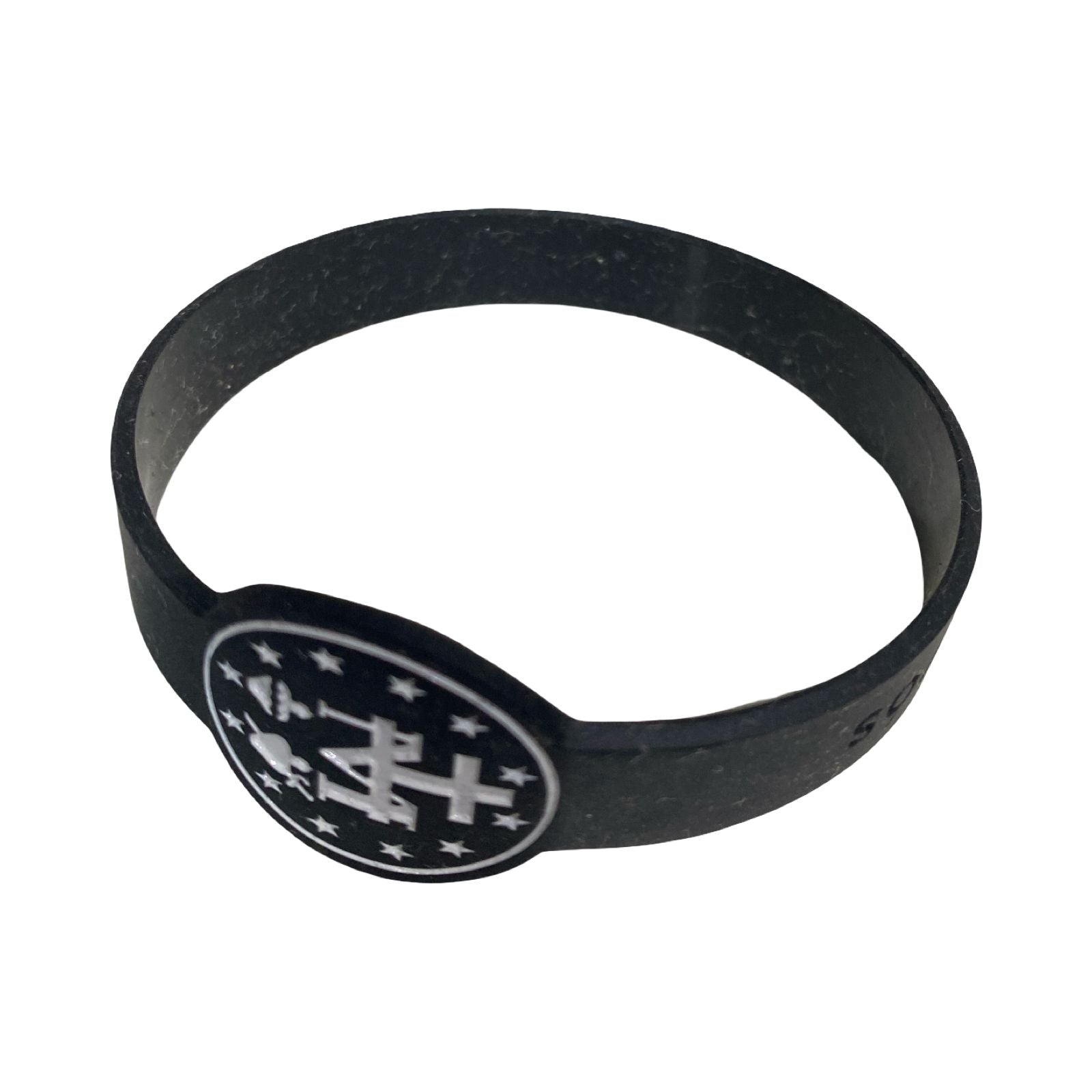 Pulseira Silicone Medalha Milagrosa