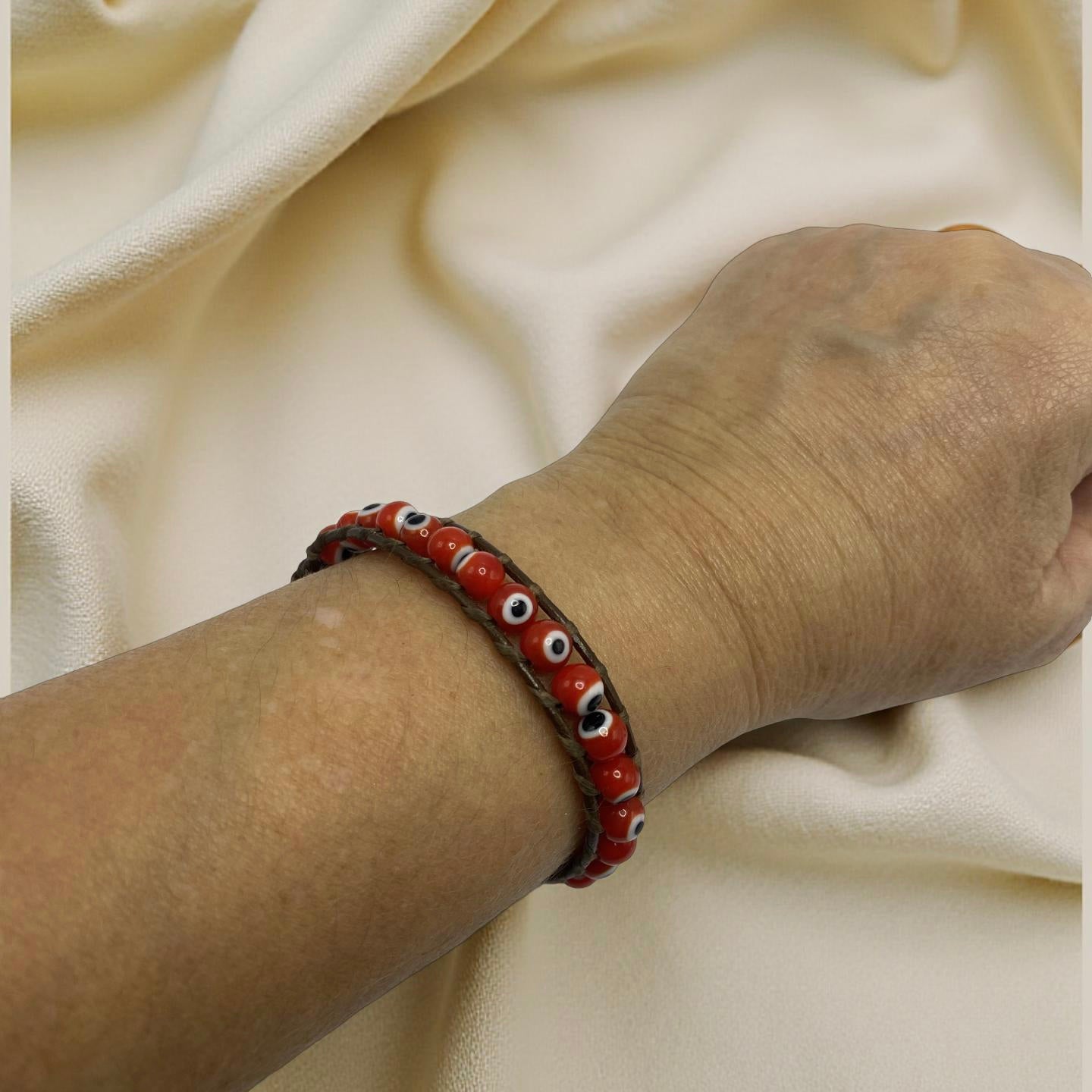 Pulseira Olho Grego Vermelha