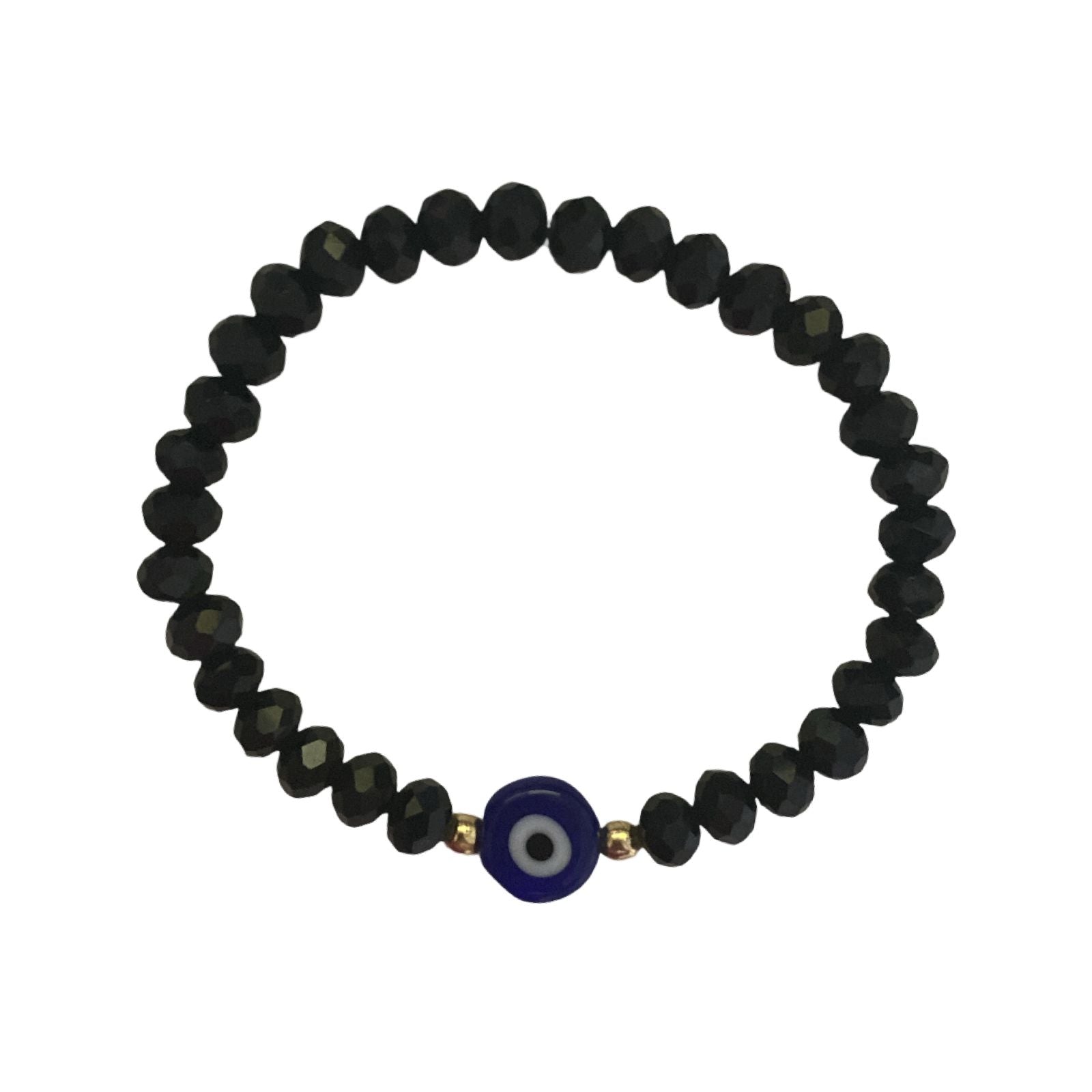 Pulseira Cristal com Olho Grego