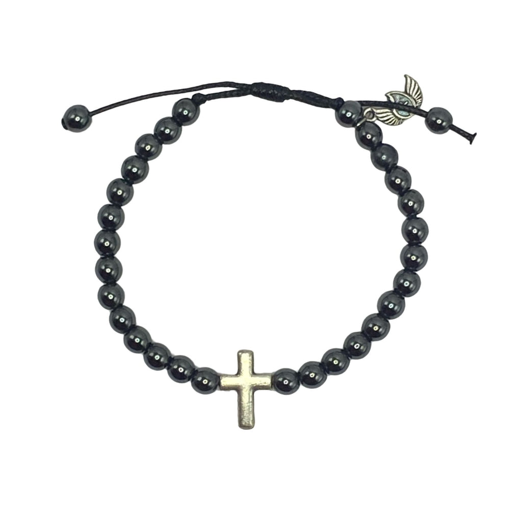Pulseira Hematita Cruz