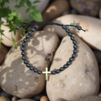 Pulseira Hematita Cruz