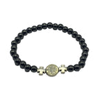 Pulseira Hematita da Medalha de São Bento