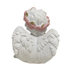 Anjo branco sentado c luz