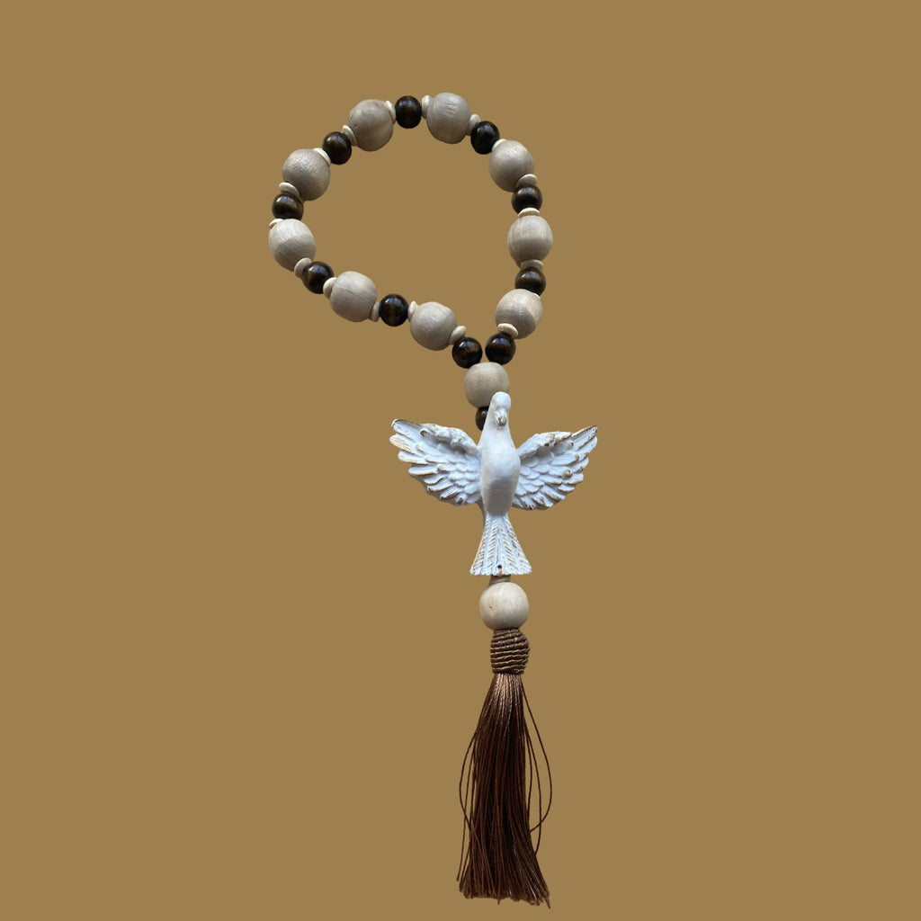 Pingente Divino com madeira