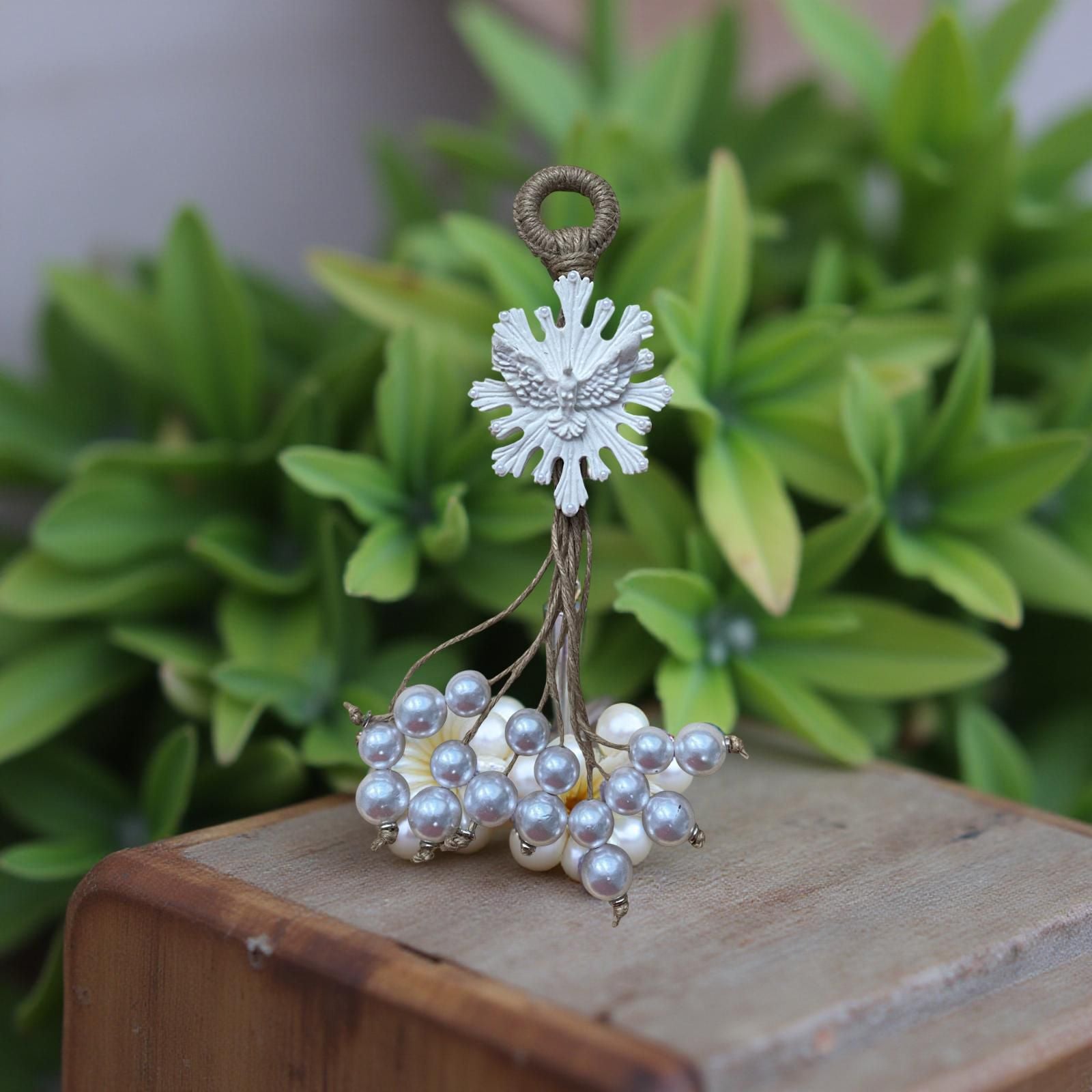 Pingente Divino c pérolas