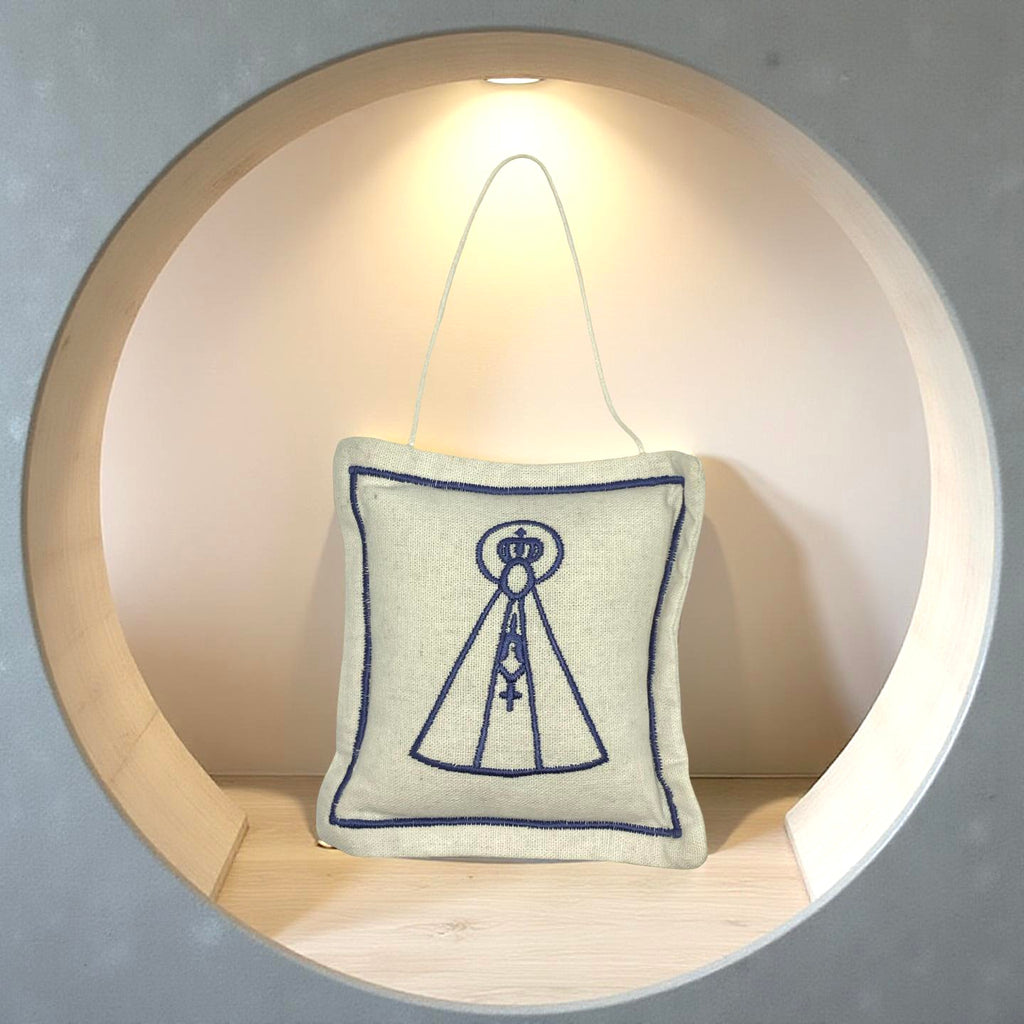 Almofada N Sra Aparecida em Linho