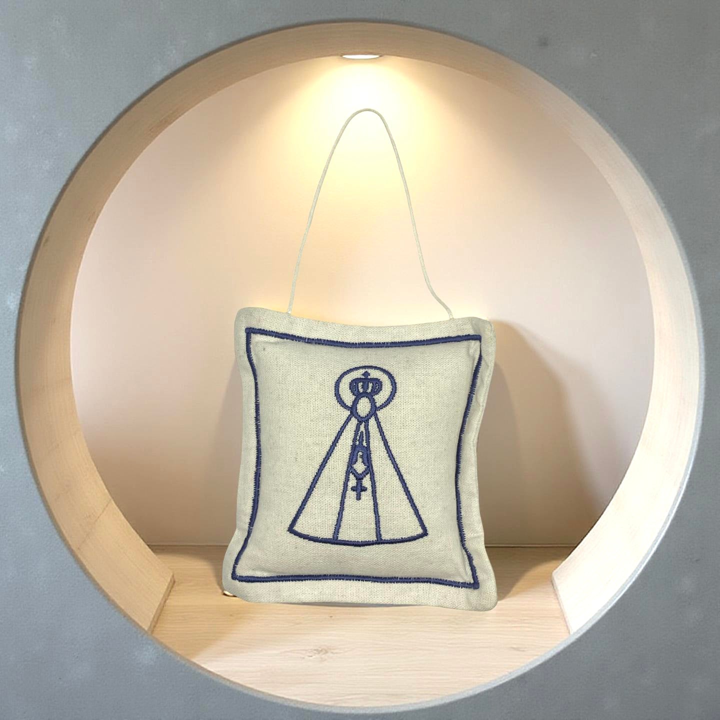 Almofada N Sra Aparecida em Linho