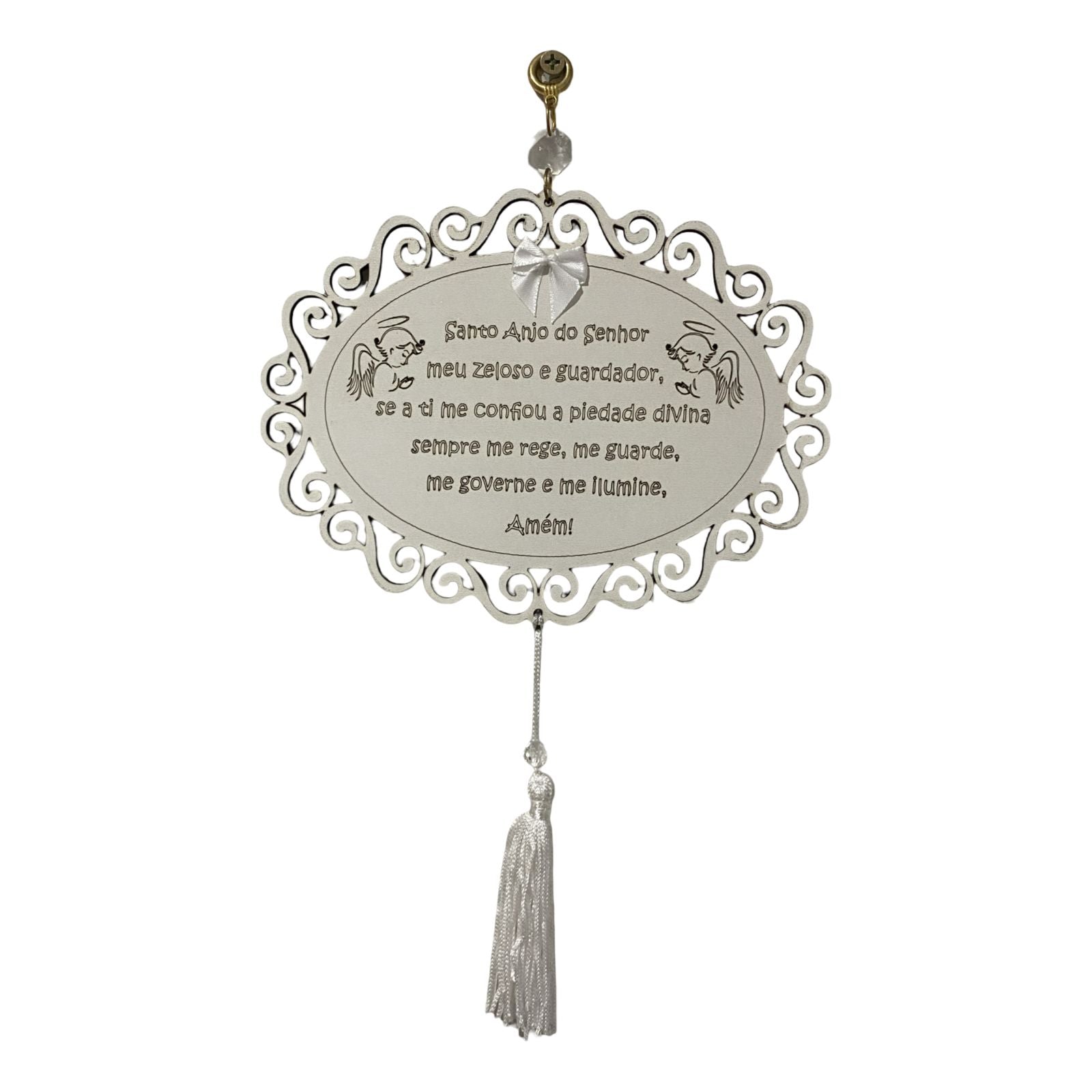 Pingente Oração do Santo Anjo