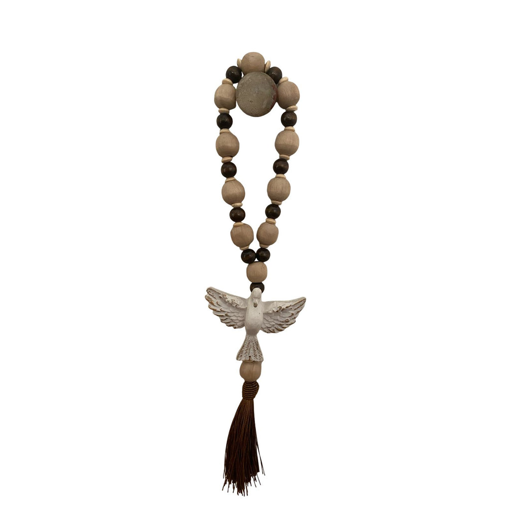 Pingente Divino com madeira