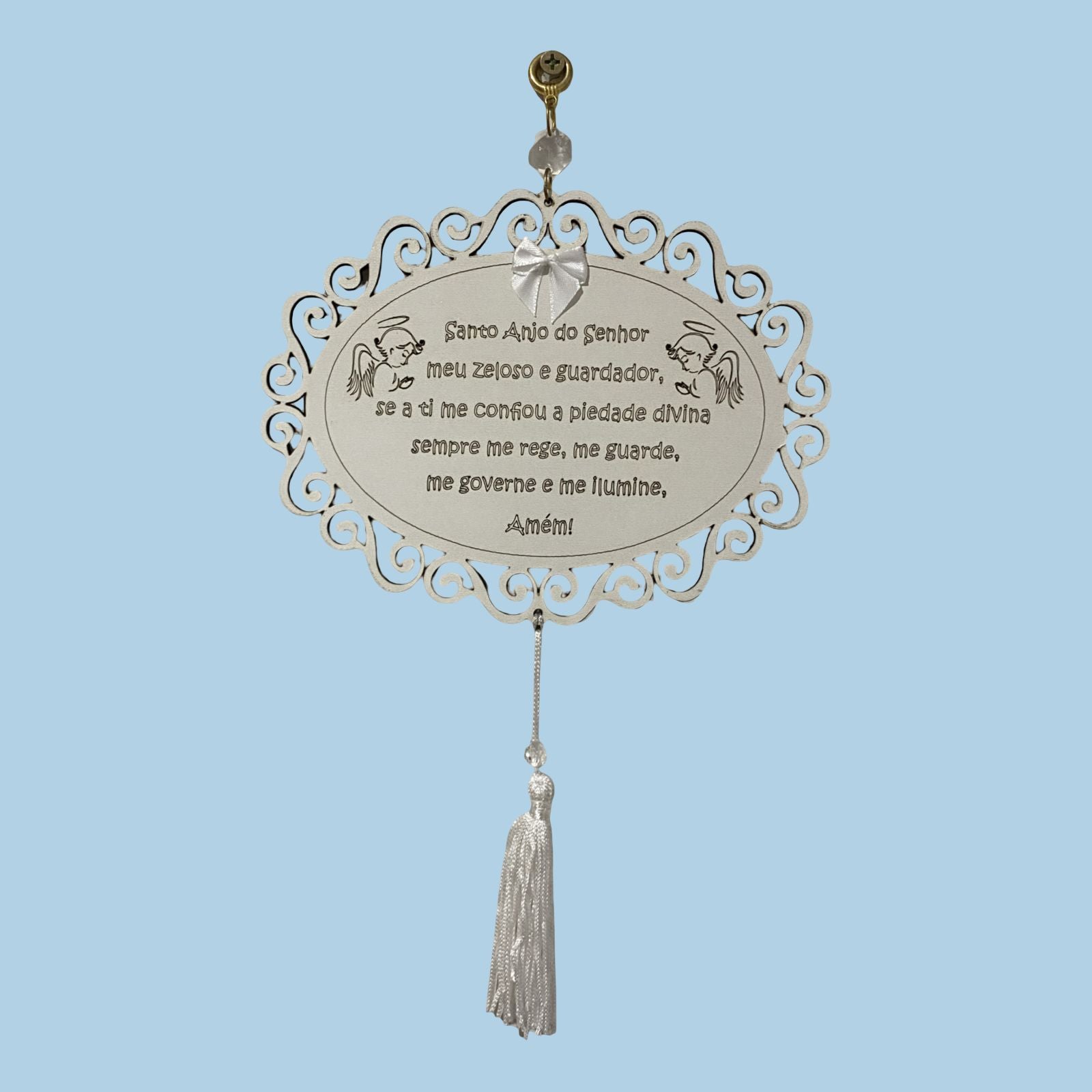 Pingente Oração do Santo Anjo