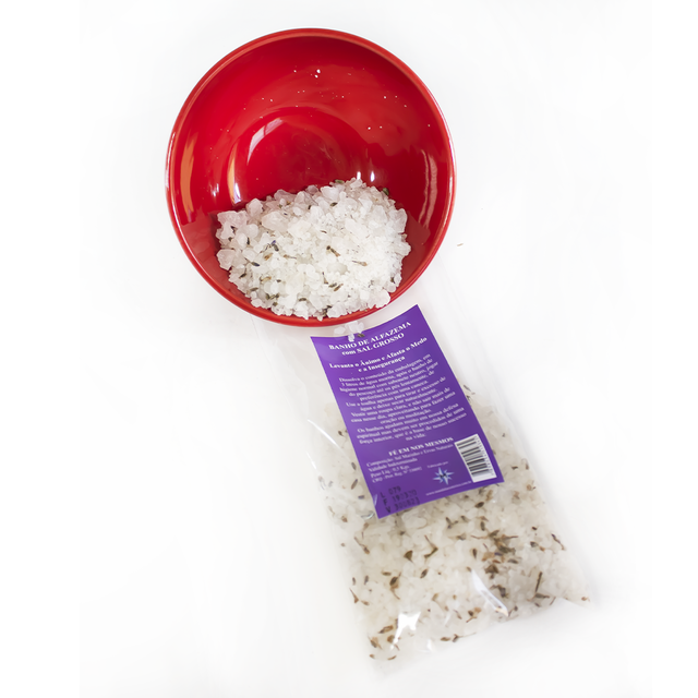 Banho de Limpeza com Sal Grosso e Alfazema