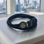 Pulseira São Bento Paracord Azul Marinho M